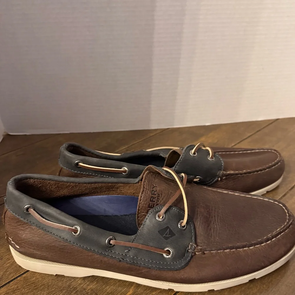 Sperry Men's Two-Tone Leather Boat Shoes